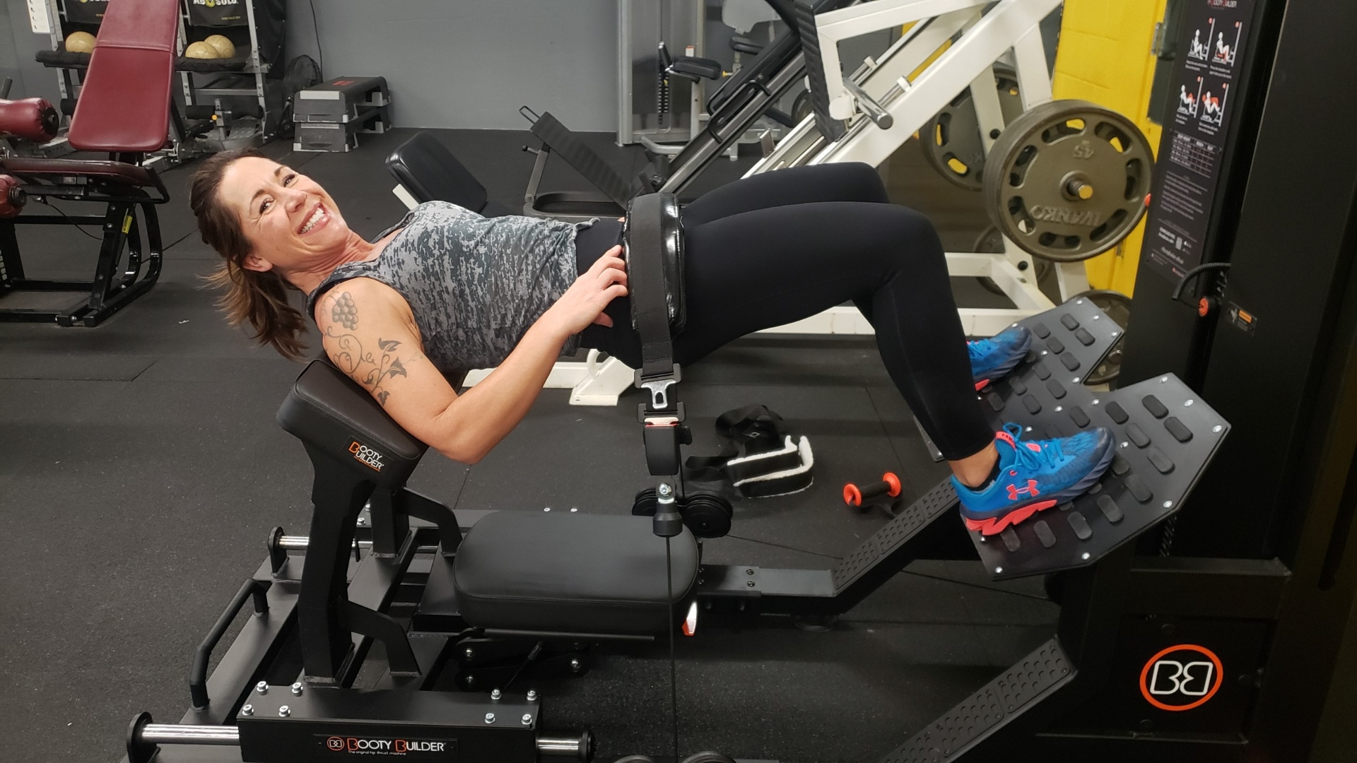 Member training at Madtown Fitness in Madras, Oregon